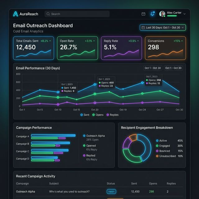 Cleanmails Dashboard 1